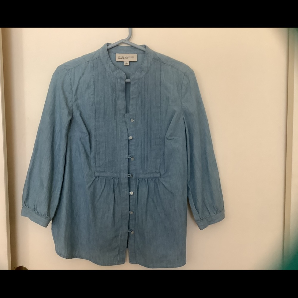 Jones New York Denim Blouse
